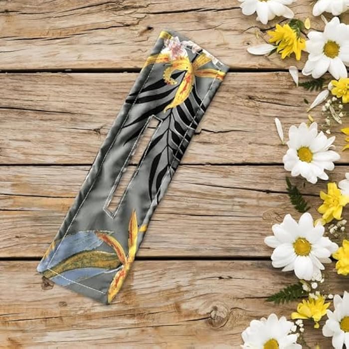 Hair Bun Maker Band, Floral and Tropical Prints, Wire-Secured Design, Multi-Color,1 Pcs - Image 5